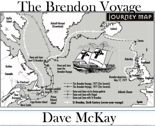 st brendan's voyage map